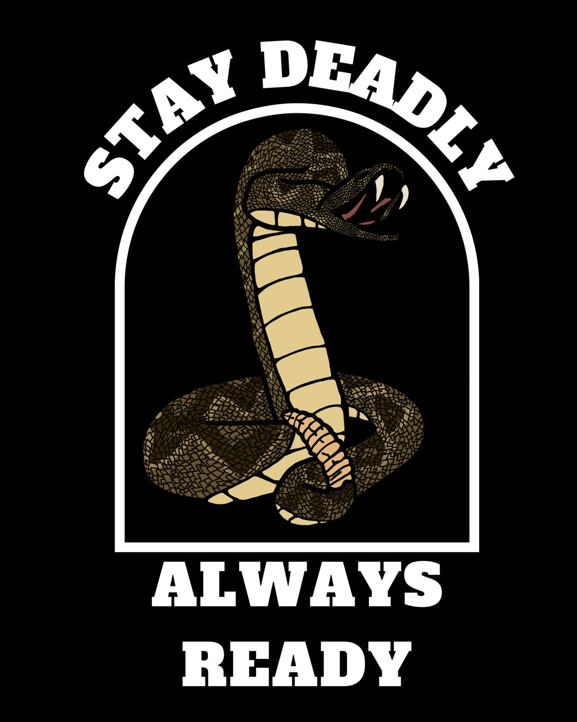 Stay Deadly Rattlesnake T-Shirt