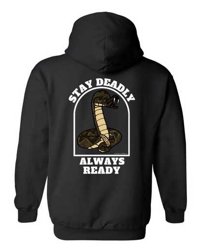 Stay Deadly Rattlesnake Hoodie